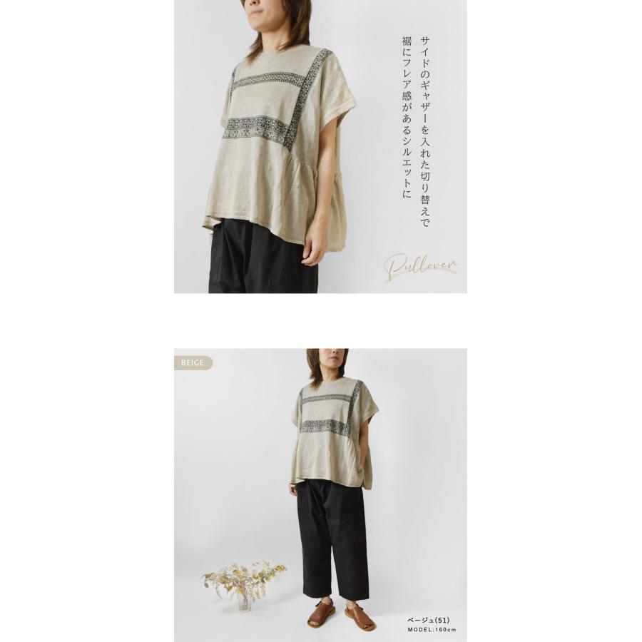 TANG!（タング） SALE 40%OFF TANG リネン ニット 2way 半袖