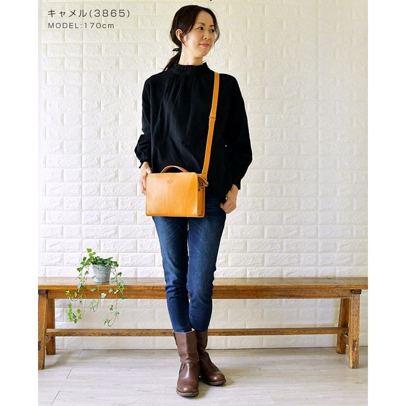 ショルダーバッグ レディース TIDEWAY タイドウェイ ヌメ革 姫路レザー 四角 ショルダーバッグ NUME SHIKAKU SHOULDER  BAG (T1999)