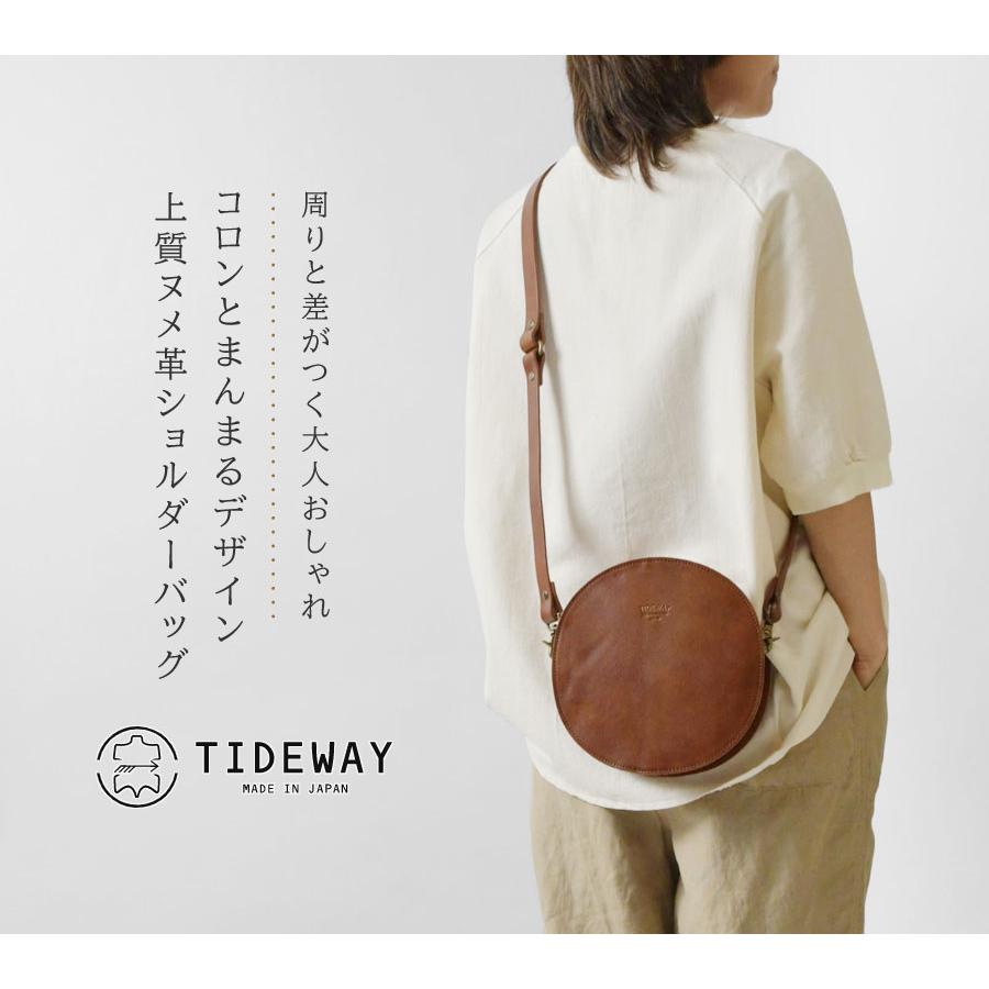 TIDEWAY バッグ レディース タイドウェイ NUME MARU SHOULDER M / ヌメ  