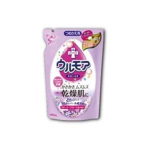 送料無料 まとめ買い ケース販売 ウルモア 保湿入浴剤 クリーミーフローラルの香り 詰替