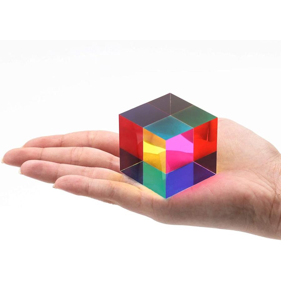 Zhuochimall キューブプリズム カラーキューブ アクリル キューブ プリズム アクリル 立方体 半透明 滑らか 装飾用 心癒し 40mm Matmat 通販 Yahoo ショッピング