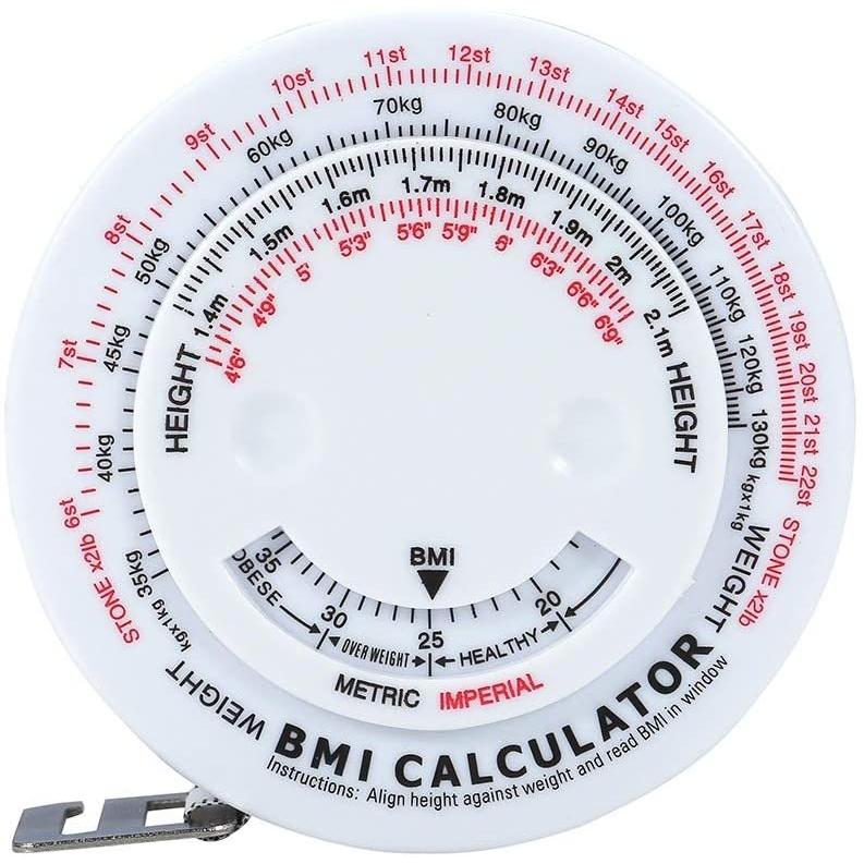 Bmi測定テープ ボディテープメジャーbmi計算式bmi計算機付きボディウエストヘルス正確な測定 強力な張力 鮮明な印刷 Matmat 通販 Yahoo ショッピング