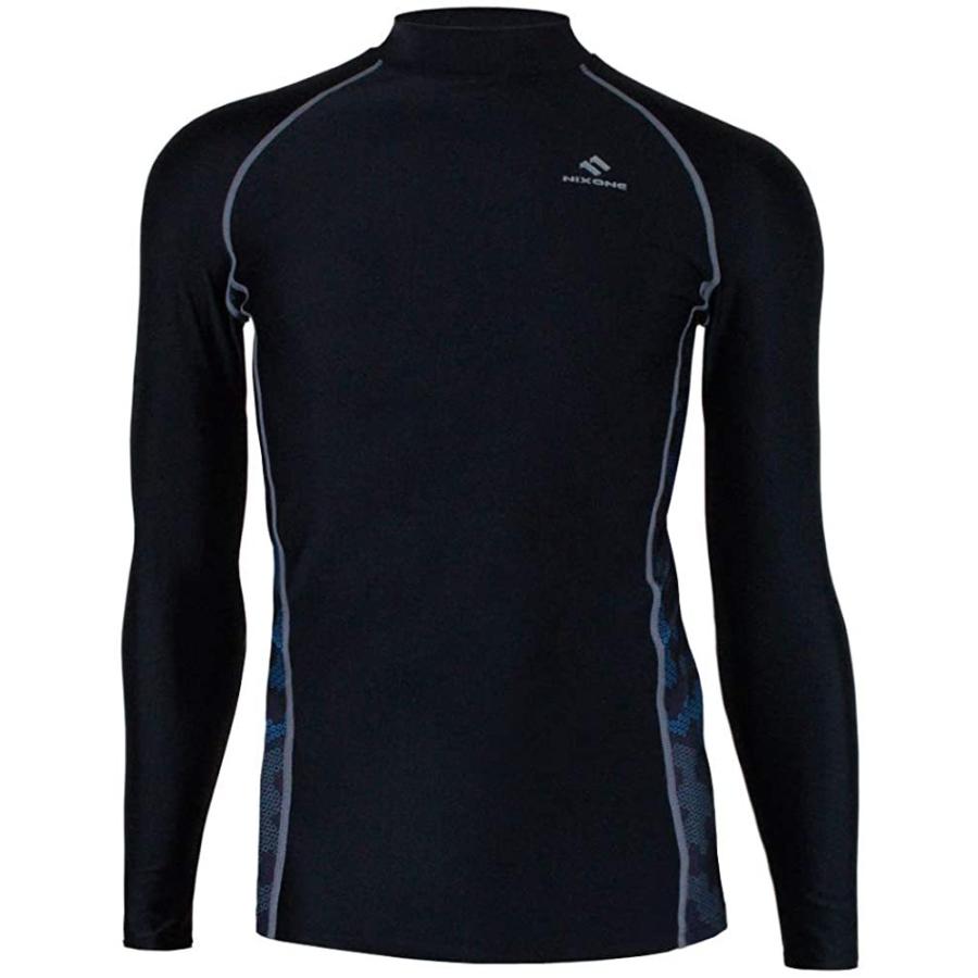 Nixone メンズ水着ラッシュガード防水 速乾 Uvカット 競泳水着 上着 メンズ 男性 長袖 競泳水着 水泳 Nsm Rg313bk 105 2 Uvケア用品 Operacioneswp Com