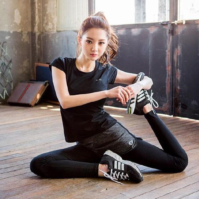 ヨガパンツ　レディース　レギンス一体型　スポーツレギンス　7分丈　スパッツ　フィットネス　ランニング　メール便　送料無料 | ブランド登録なし | 04