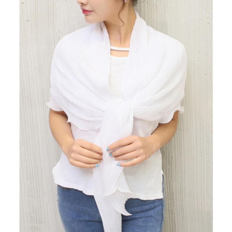 UVカット ショール スカーフ カーディガン プリーツ 日焼け対策 冷房対策 2way エレガント 運転 車 自転車 ママ レディース | ブランド登録なし | 13