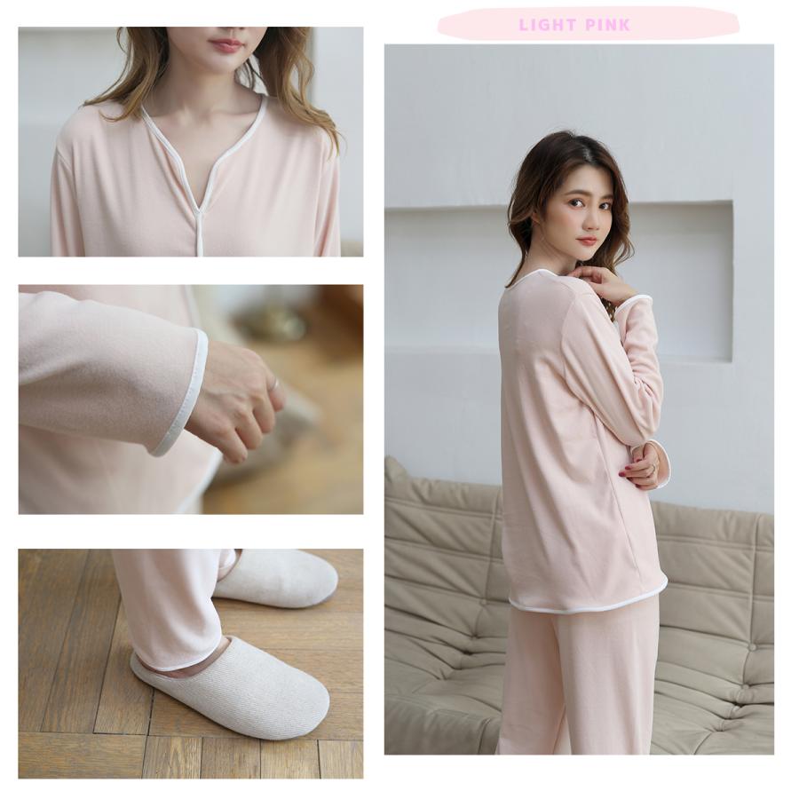 パジャマ レディース 長袖 春 部屋着 セットアップ 上下セット 女性 ルームウエア 寝間着 ナイトウエア リラックスウェア セット 可愛い | ブランド登録なし | 11