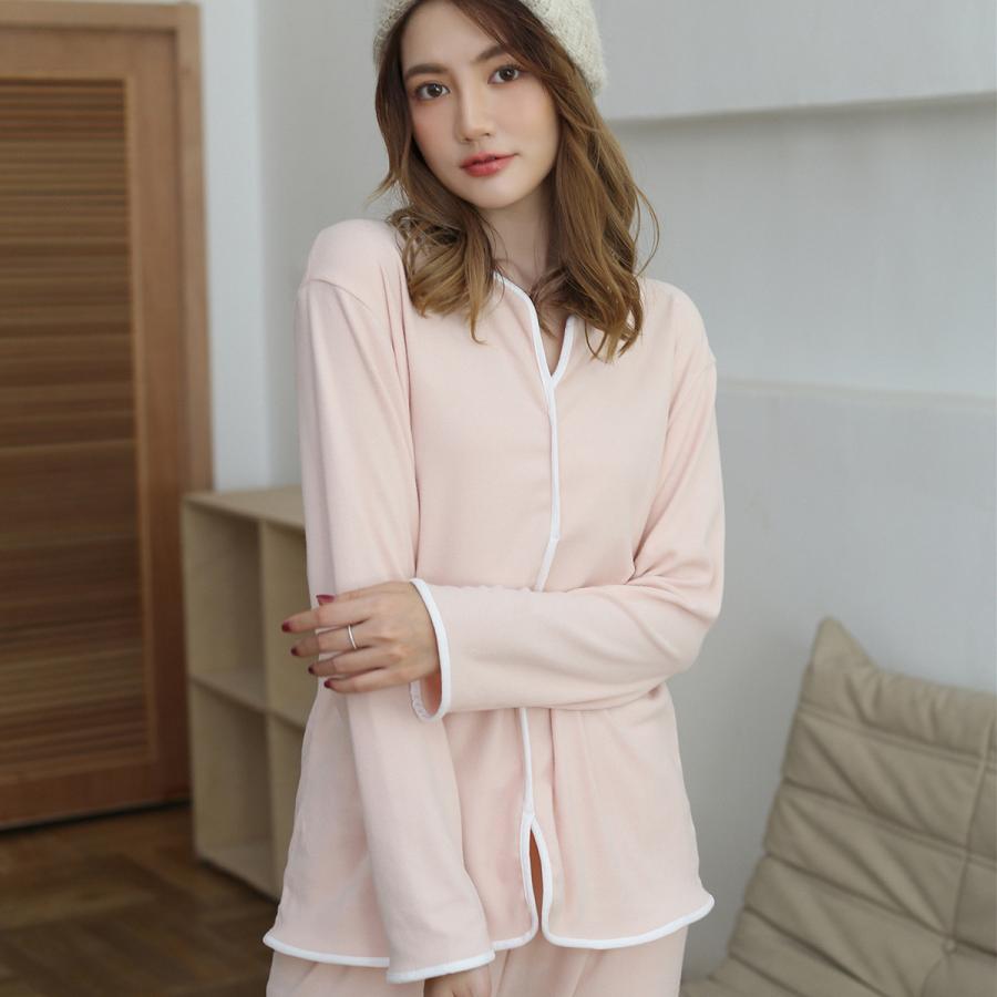 パジャマ レディース 長袖 春 部屋着 セットアップ 上下セット 女性 ルームウエア 寝間着 ナイトウエア リラックスウェア セット 可愛い | ブランド登録なし | 12