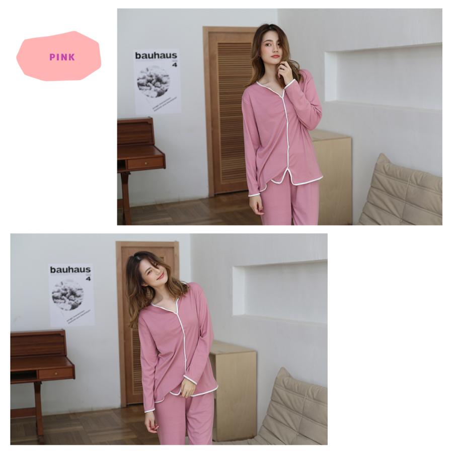 パジャマ レディース 長袖 春 部屋着 セットアップ 上下セット 女性 ルームウエア 寝間着 ナイトウエア リラックスウェア セット 可愛い | ブランド登録なし | 13