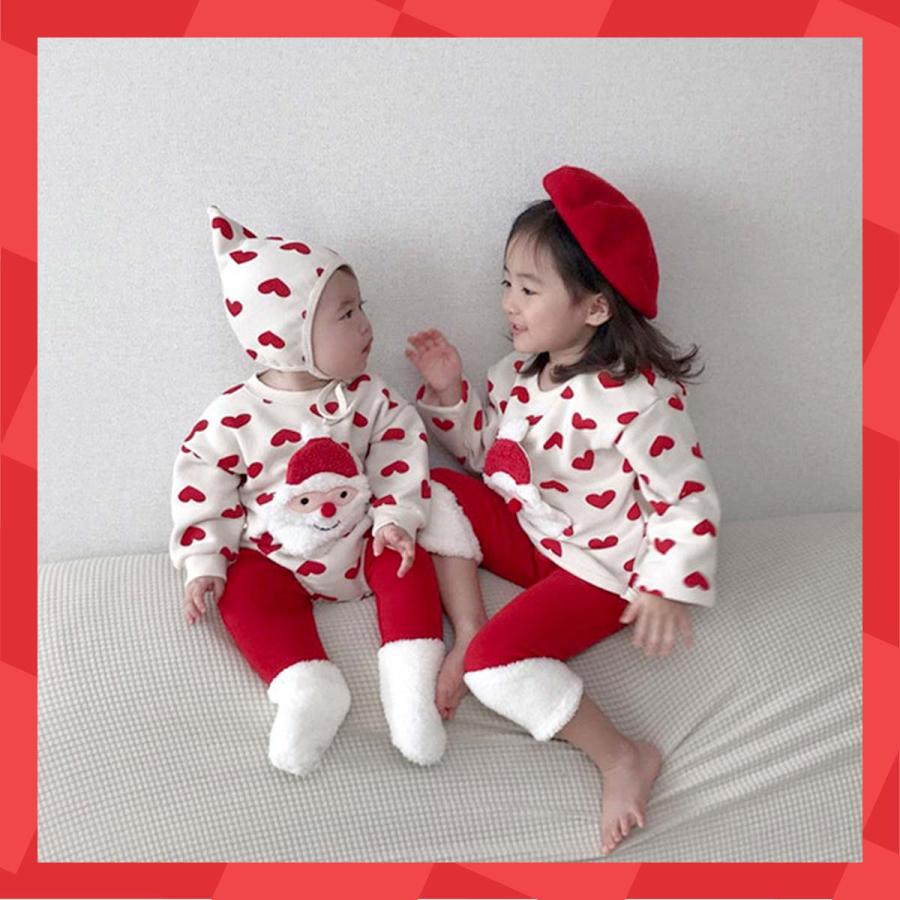 クリスマス 子供 赤ちゃん ベビー 子供服 服 ロンパース 衣装 プレゼント サンタ 赤 白 コスプレ 仮装 帽子 フード サンタロンパース | ブランド登録なし | 06