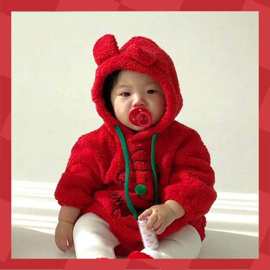 セールsale Off クリスマス 子供 赤ちゃん ベビー 子供服 服 ロンパース 衣装 プレゼント サンタ 赤 白 コスプレ 仮装 帽子 フード サンタロンパース Cisama Sc Gov Br