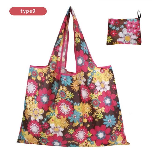 エコバッグ パッカブル 折りたたみ 花柄 コンパクト お買い物バッグ おしゃれ 買い物バッグ 軽量 シンプル サブバッグ ショッピングバッグ 手さげ | ブランド登録なし | 14