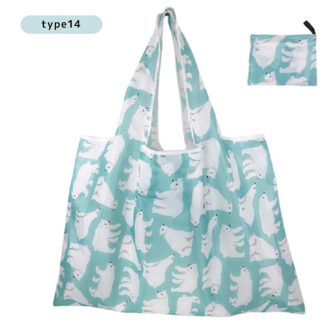 エコバッグ パッカブル 折りたたみ 花柄 コンパクト お買い物バッグ おしゃれ 買い物バッグ 軽量 シンプル サブバッグ ショッピングバッグ 手さげ | ブランド登録なし | 19