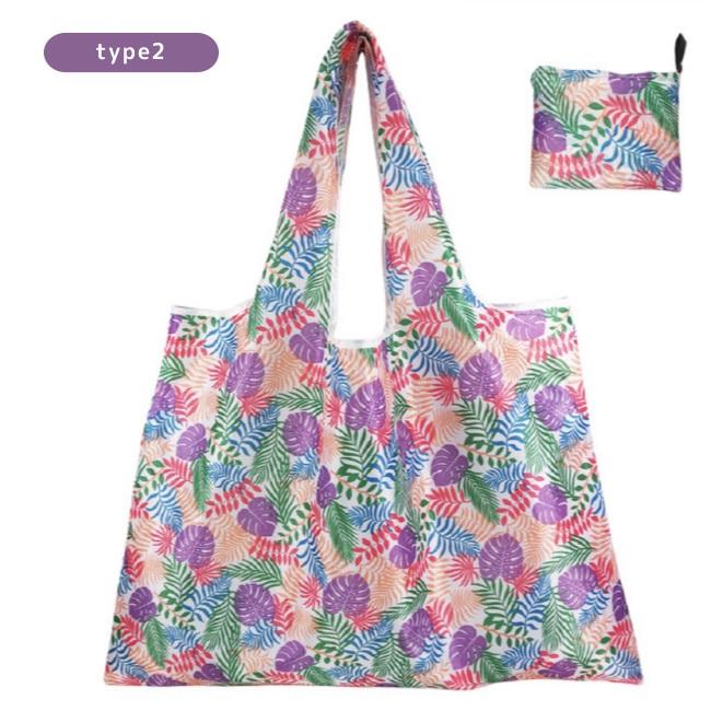 エコバッグ パッカブル 折りたたみ 花柄 コンパクト お買い物バッグ おしゃれ 買い物バッグ 軽量 シンプル サブバッグ ショッピングバッグ 手さげ | ブランド登録なし | 07