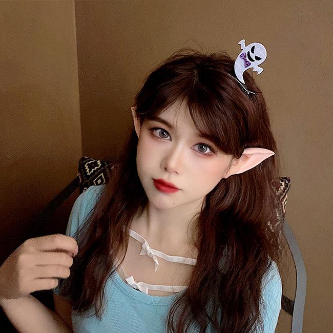 通販でクリスマス 仮装 アイテム つけ耳 セット 可愛い エルフ 妖精 コスプレ 9.5cm 仮装 アイテム つけ耳 セット 可愛い エルフ 妖精 コスプレ 9.5cm