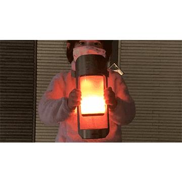 LEDランタン YURARIRA LED 充電式 ハンディライト USB充電式 懐中電灯