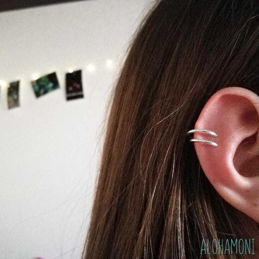 エムドラゴン M Dragon送料無料 イヤーカフ ノンホール レディース ステンレス 2個セット イヤリング フェイクピアス アクセサリー フープ ピアス 金属アレルギー 両耳 メンズ Ac038