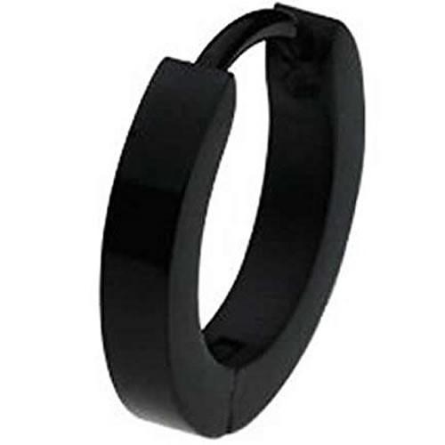 ステンレスピアス ブラック 黒 フープ ピアス 極細 細身 2mm幅 メンズ レディース 両耳用 ポイント消化 P Gokuboso 12 Matsh Online Store 通販 Yahoo ショッピング