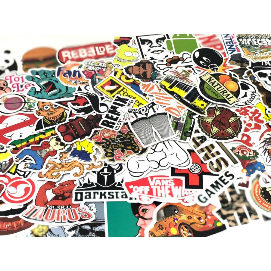 ステッカー 防水シール おもしろキャラ ステッカーボム 100枚 タイプｃ ポイント消化 Stckr C Matsh Online Store 通販 Yahoo ショッピング