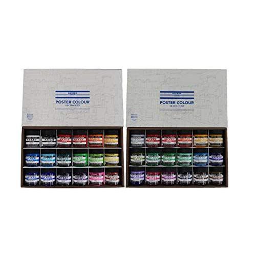ニッカー 水彩絵具 ポスターカラー 36色セット 40ml PC40ML36N 水彩絵具 ポスターカラー 36色セット 40ml PC40ML36N
