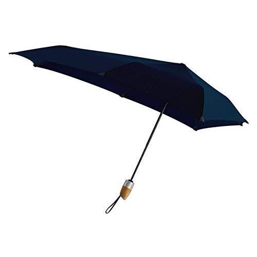 雑誌で紹介された 傘 耐風 Senz センズ オートマチックデラックス 折りたたみ傘 雨傘 日傘 晴雨兼用 紫外線 UVカット ミッドナイトブルー senz2 その他傘