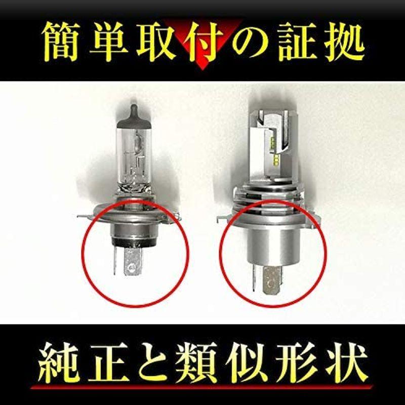 LA300S　310S　ミライース　H4　Lo　H4　H4　24V　車検対応　H4　12V　LEDヘッドライト　LUMRAN　Hi　ヘッドラ