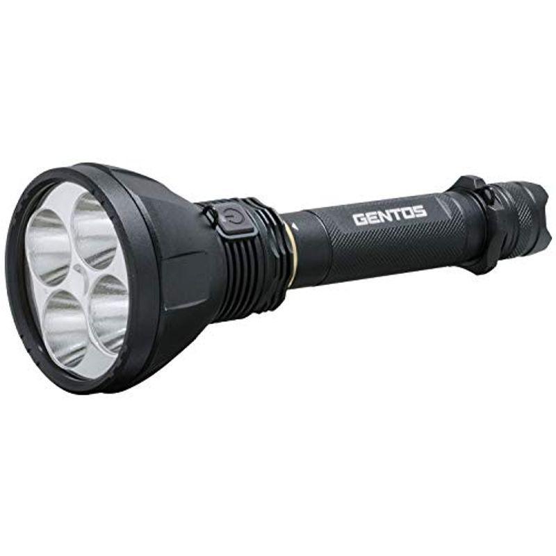 GENTOS(ジェントス) LED 懐中電灯 充電式 明るさ10500ルーメン 実用点灯2-60時間 1m防水 専用充電池使用 アルティ