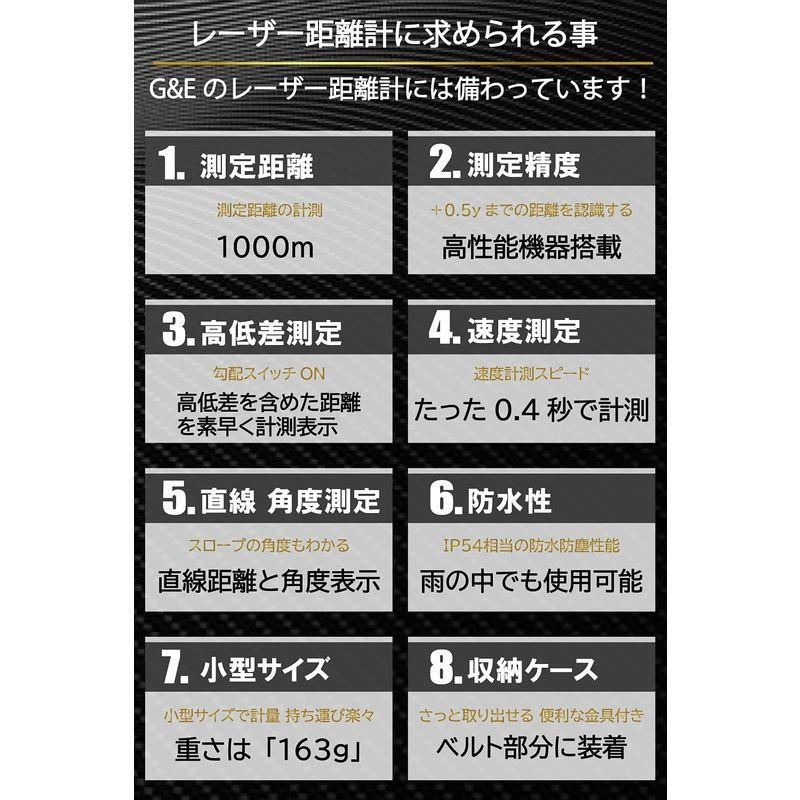 GE ゴルフ レーザー 距離計 最長計測距離1093yd 国内ブランド 光学7倍望遠 IPX5防水 高低差機能 ゴルフスコープ 距離測定器 :20211030224514-00013:マツタケストアー - 通販 - Yahoo!ショッピング GE ゴルフ レーザー 距離計 最長計測距離1093yd 国内ブランド 光学7倍望遠 IPX5防水 高低差機能 ゴルフスコープ 距離測定器 :20211030224514-00013:マツタケストアー - 通販 - Yahoo!ショッピング