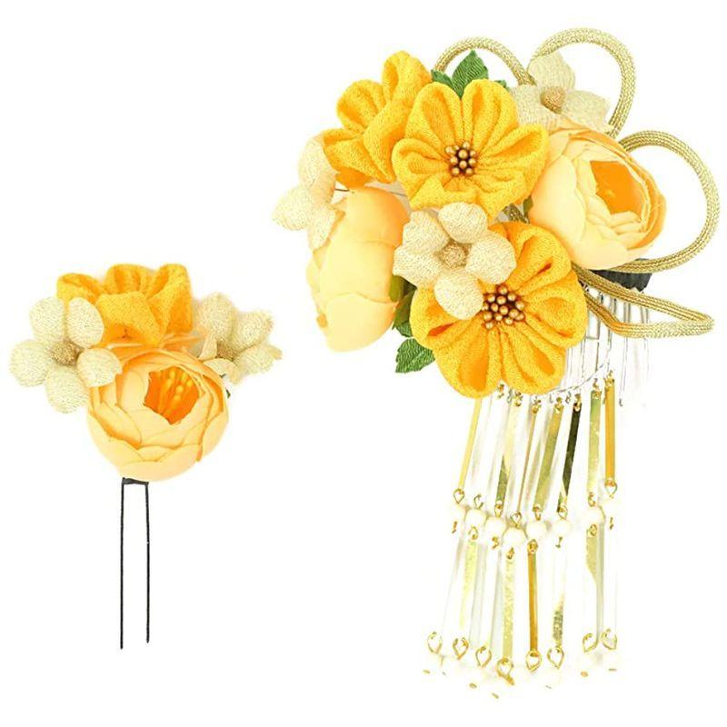 髪飾り リボン 卒業式 袴 成人式 花 振袖 ピンク 黄色 金 房つき髪型 ヘアスタイル ヘアアレンジ No 9 4018 Llvbigtrhx レディースファッション Casamaida Com Py