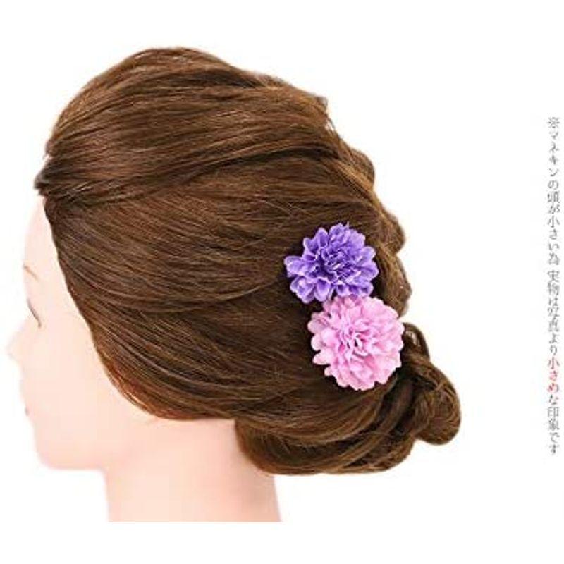 髪飾り 成人式 花 振袖 袴 ピンク 紫 おしゃれ 可愛い かんざし 髪型 ヘアスタイル ヘアアレンジ ドライフラワー No 9 4453 マツタケストアー 通販 Yahoo ショッピング
