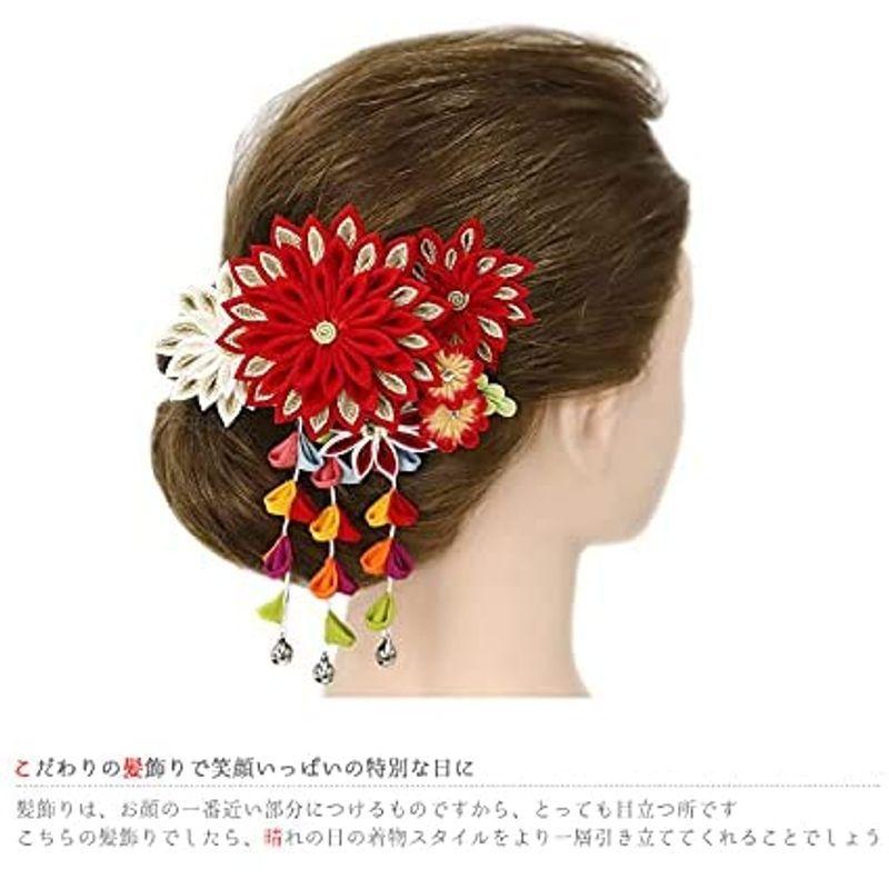 髪飾り 成人式 花 振袖 前撮り 袴 菊 赤 白 オレンジ ピンク 水 髪型 ヘアスタイル ヘアアレンジ ドライフラワー No 12 007 014 マツタケストアー 通販 Yahoo ショッピング