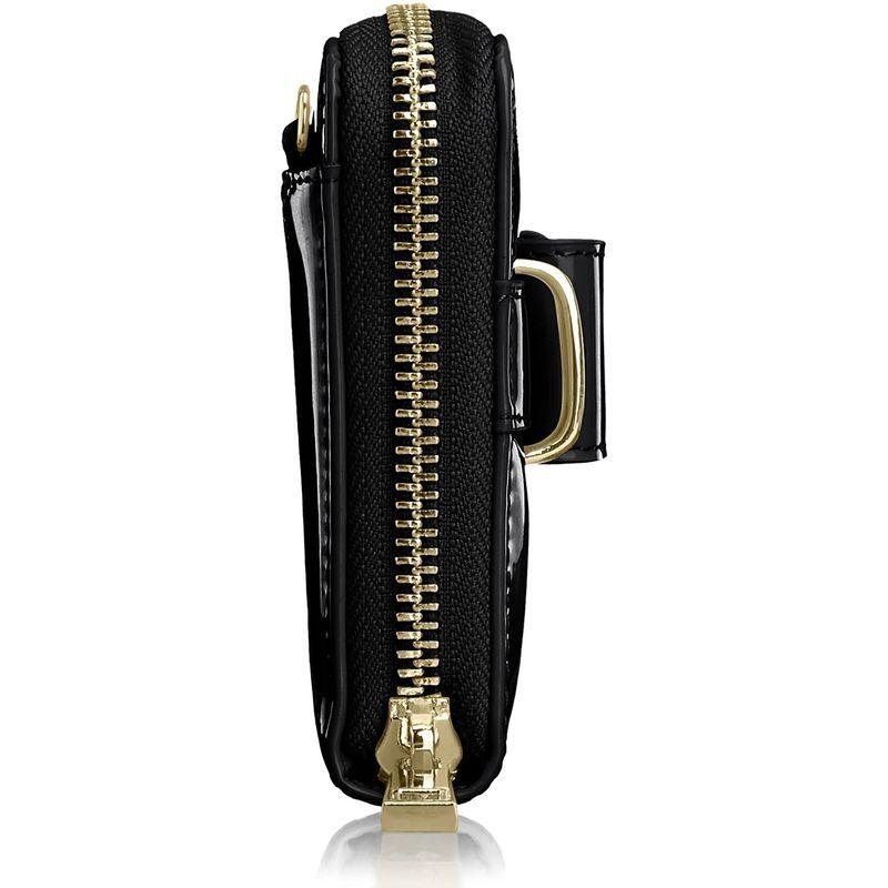 ハニーサロンバイフォピッシュ エナメルリボンスマホウォレット Fhb 0917 ブラック マツタケストアー 通販 Yahoo ショッピング