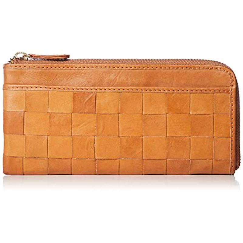 フェス 財布 レザーメッシュl字長財布 レディース 財布 帽子 ファッション小物 ブラウン