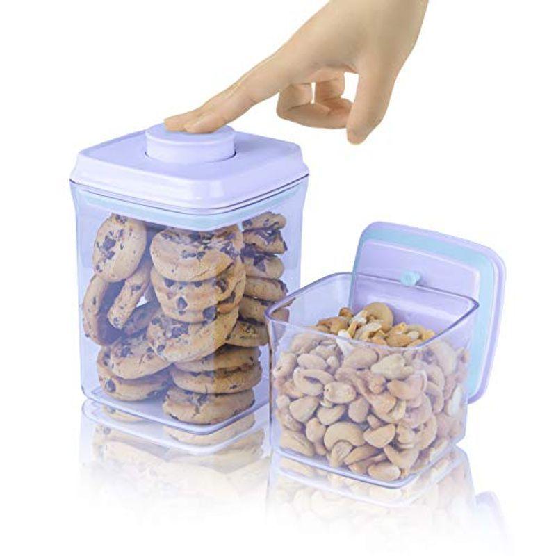 Ichewie Boptop 2点セット 密閉式食品保存容器 メカニカルシリコーン密閉缶 Bpaフリー積み重ね可能 約m マツタケストアー 通販 Yahoo ショッピング