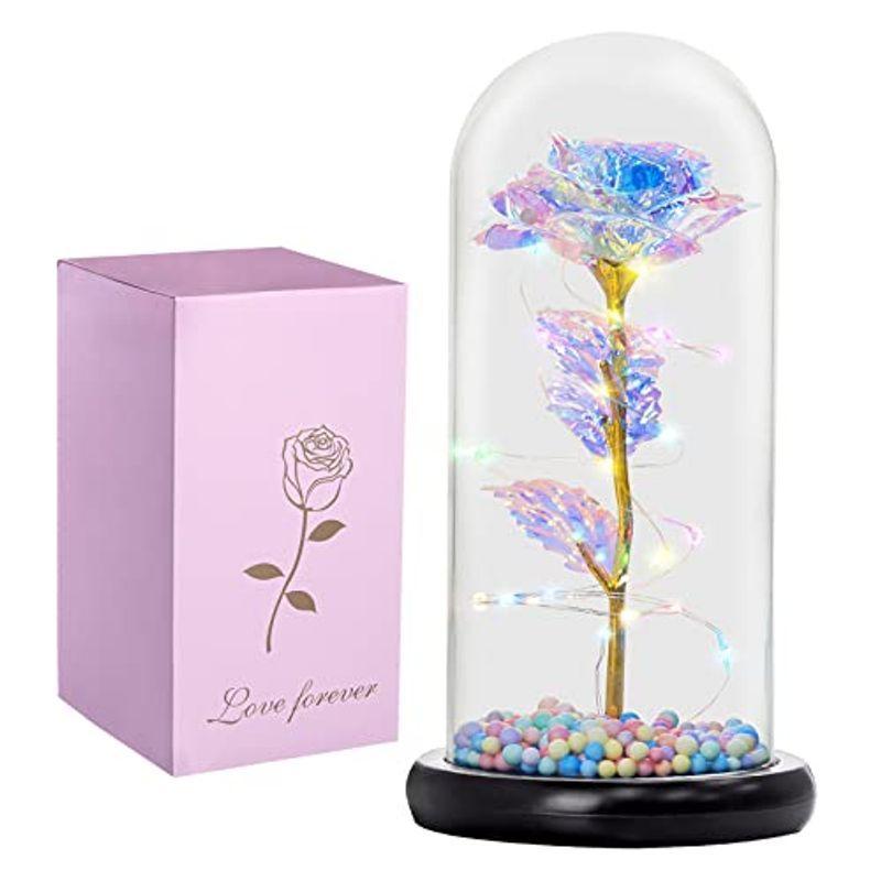 あす楽対応 インテリア飾り 部屋飾り Ledライト付き電池式 長持ち 枯れない花 バラ フラワーギフト 造花 雰囲気作り バ プレゼントバラ 花束 薔薇 鉢 プランターカバー Www We Job Com