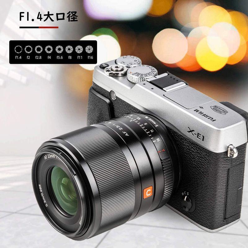 匿名配送 VILTROX 単焦点レンズ AF 23mm F1.4 STM F1.4大口径 富士Xマウント交換レンズ 軽量 柔らかいボケ味 X-Pro1 【WSO7792652447】(27831円)
