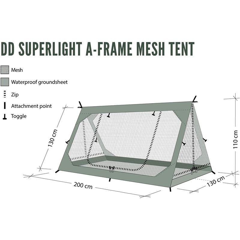 DD SuperLight A-Frame Mesh Tent SuperLight Frame Mesh Tent