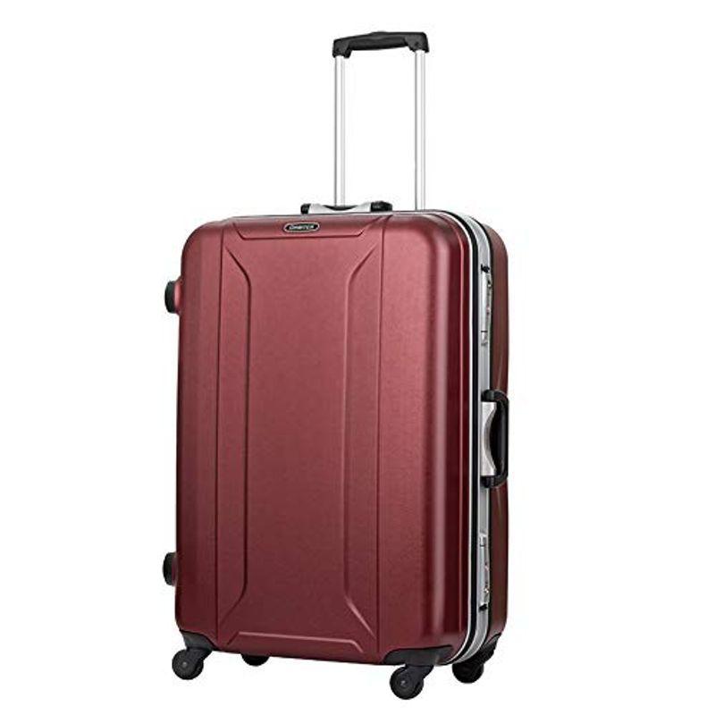 スーツケース キャリーバッグ キャリーケース ハード シボ加工 M サイズ 5日 6日 7日 日本製 無料受託手荷物可 フレーム TSAロッ