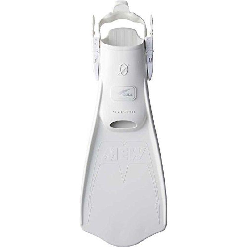 GULL(ガル) MEW CYPHER(ミューサイファー) ストラップフィン (ホワイト/Lサイズ) GF-2332
