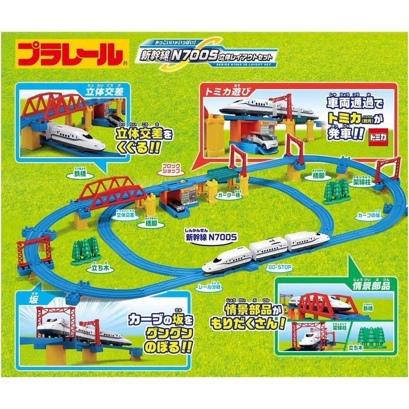 プラレール かっこいいがいっぱい 新幹線 N700S立体レイアウトセット かっこいいがいっぱい 新幹線 N700S立体レイアウトセット