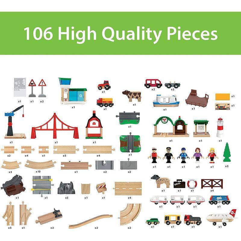 【初期/レア】 BRIO WORLD ワールドデラックスセット 33766 【7808013280】(27886円)