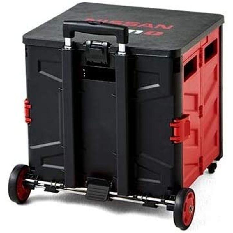 【中古品/USED】 ニッサン 日産コレクション COMFIT 折りたたみ コンテナ キャリー ブラック 黒 ロゴプリント入り 【X1850596996】(10123円)