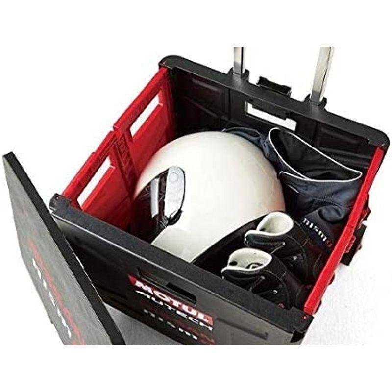 【中古品/USED】 ニッサン 日産コレクション COMFIT 折りたたみ コンテナ キャリー ブラック 黒 ロゴプリント入り 【X1850596996】(10123円)