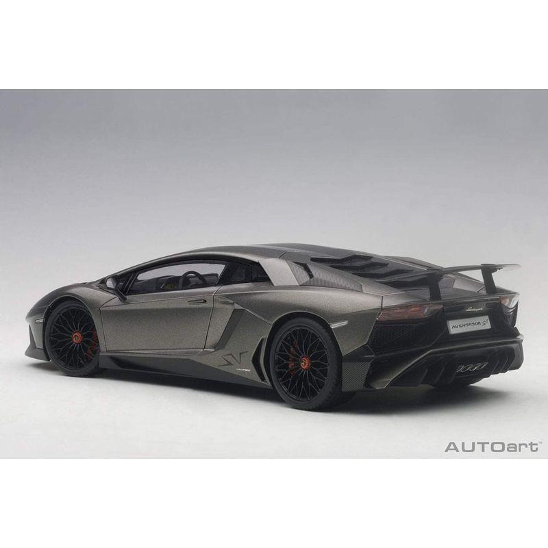 AUTOart 1/18 ランボルギーニ アヴェンタドール LP750-4 SV マット・グレー AUTOart 1/18 ランボルギーニ アヴェンタドール LP750 SV マット グレー