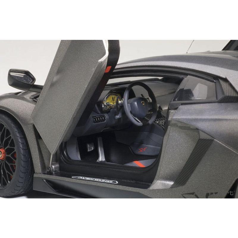 AUTOart 1/18 ランボルギーニ アヴェンタドール LP750-4 SV マット・グレー AUTOart 1/18 ランボルギーニ アヴェンタドール LP750 SV マット グレー