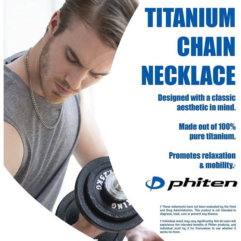 ファイテン(phiten) ネックレス チタンチェーンネックレス 65cm ネックレス phiten チタンチェーンネックレス 65cm サイズ