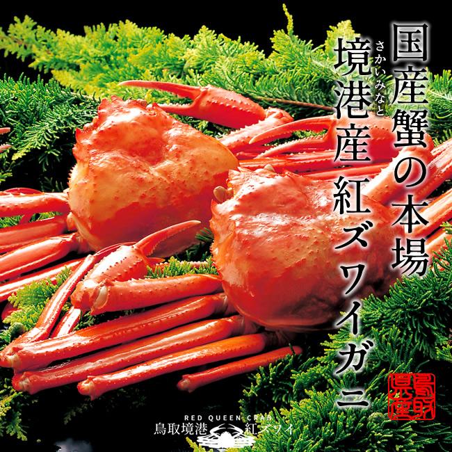 かに 境港 紅ズワイガニ 姿1kg［2-3杯］新物 漁解禁 冷蔵 浜ゆで ゆでがに チルド ベニズワイガニ 日本海 鳥取県産［産直 海鮮ギフト］の画像