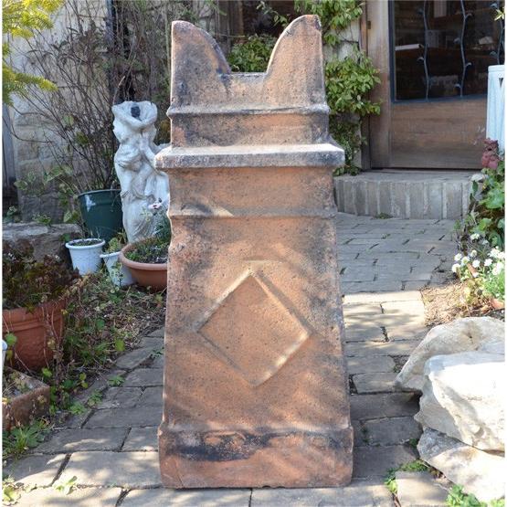 ガーデン 英国 オーナメント ガーデニング アンティーク ガーデニング 直輸入 庭 イギリス オブジェ 庭 一点もの Diy チムニーポット Pot6