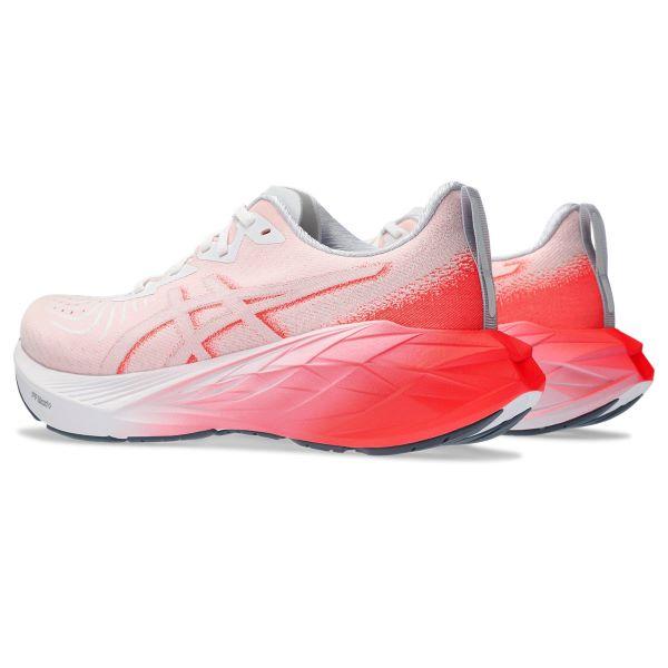 アシックス　ノヴァブラスト４　NOVABLAST 4　1012B650-100　レディスランニングシューズ　WHITE/SUNRISE RED｜matsubarasports｜07