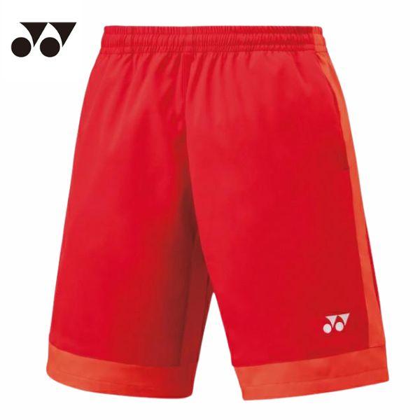 メール便発送可　ヨネックス YONEX　ユニセックス ハーフパンツ　15144-496　テニスウェア　サンセットレッド　特価 の商品画像