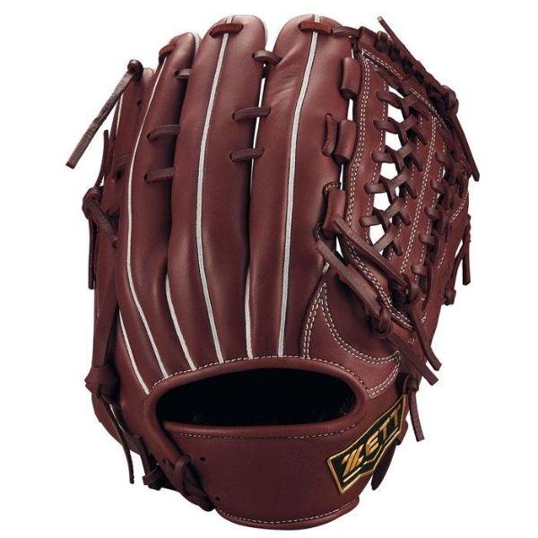 茶色の革製野球グローブ ウィニングロード ゼット ZETT 軟式グラブ 野球グローブ ウイニング